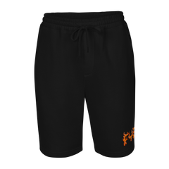 FYE EMBROIDERY FLEECE SHORTS - White & Black