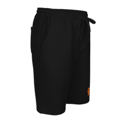 FYE EMBROIDERY FLEECE SHORTS - White & Black