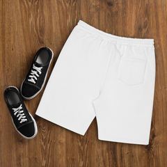 FYE EMBROIDERY FLEECE SHORTS - White & Black