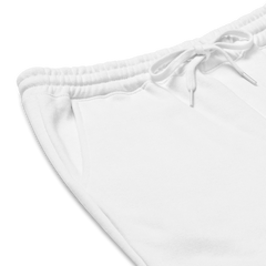 FYE EMBROIDERY FLEECE SHORTS - White & Black