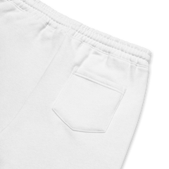 FYE EMBROIDERY FLEECE SHORTS - White & Black