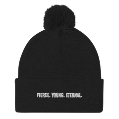FYE POM-POM EMBROIDERED BEANIE - Multicolor