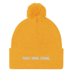 FYE POM-POM EMBROIDERED BEANIE - Multicolor