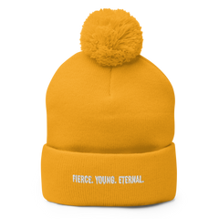 FYE POM-POM EMBROIDERED BEANIE - Multicolor