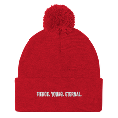 FYE POM-POM EMBROIDERED BEANIE - Multicolor