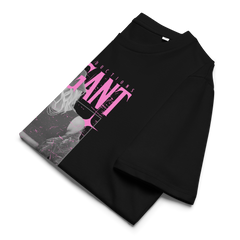ELEGANT TEE - Black & Pink