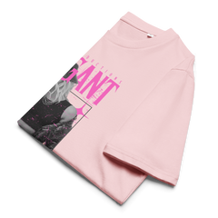 ELEGANT TEE - Black & Pink