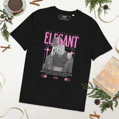 ELEGANT TEE - Black & Pink