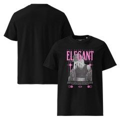ELEGANT TEE - Black & Pink