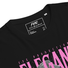 ELEGANT TEE - Black & Pink