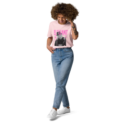 ELEGANT TEE - Black & Pink