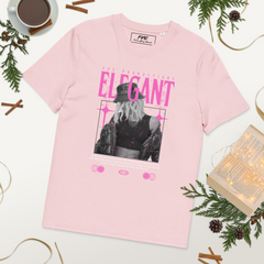 ELEGANT TEE - Black & Pink