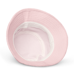 FYE EMBROIDERY BUCKET HAT - White & Pink