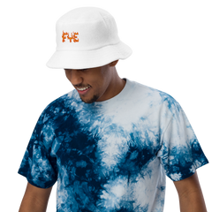 FYE EMBROIDERY BUCKET HAT - White & Pink