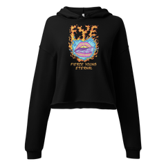 FYE HEART CROPPED HOODIE - Multicolor