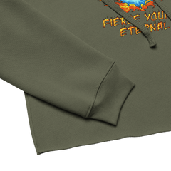 FYE HEART CROPPED HOODIE - Multicolor