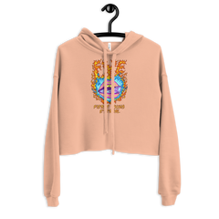 FYE HEART CROPPED HOODIE - Multicolor